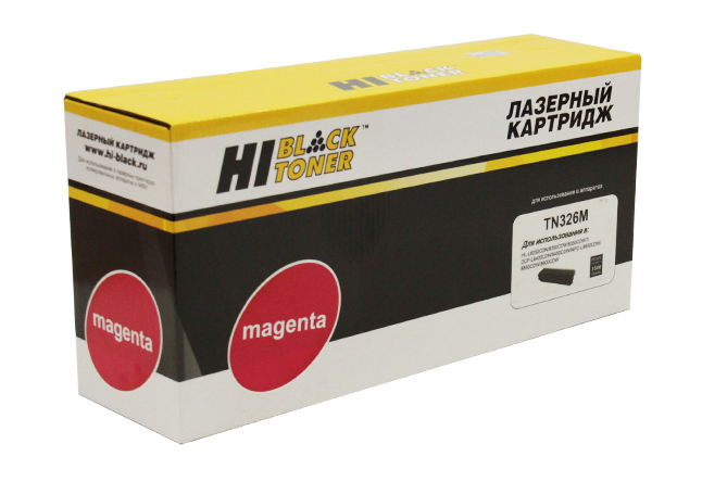 Тонер-картридж Hi-Black (HB-TN-326M) для BrotherHL-L8250CDN/8350CDW/8350CDWT, M, 3,5K