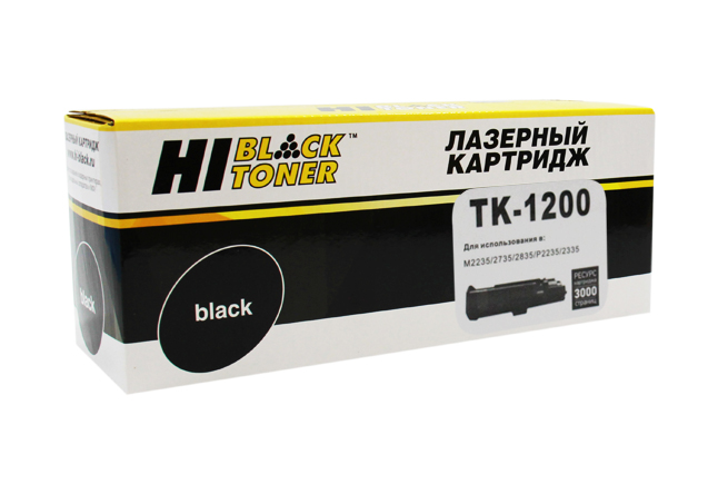 Тонер-картридж Hi-Black (HB-TK-1200) для Kyocera EcosysM2235/2735/2835/P2335, 3K