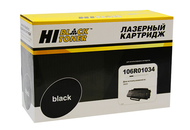Картридж Hi-Black (HB-106R01034) для Xerox Phaser3420/3425, 10K