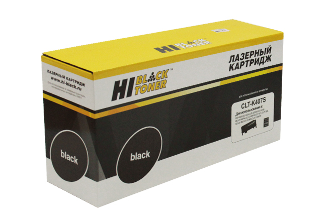 Тонер-картридж Hi-Black (HB-CLT-K407S) для SamsungCLP-320/320n/325/CLX-3185, Bk, 1,5K