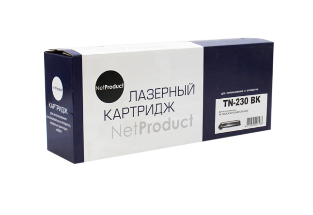 Тонер-картридж NetProduct (N-TN-230Bk) для BrotherHL-3040CN/3070CW/MFC9010CN, Bk, 2,2K
