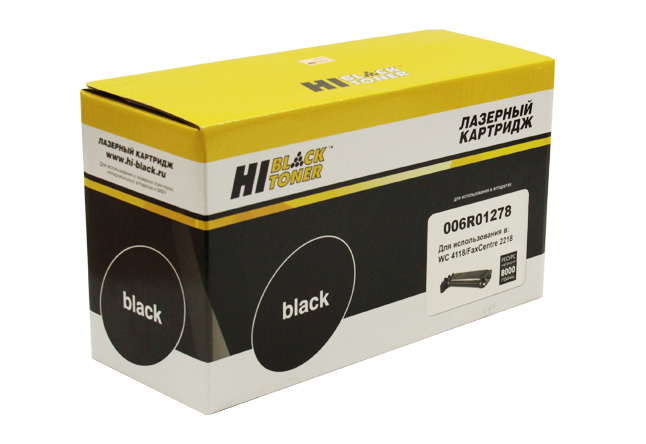 Тонер-картридж Hi-Black (HB-006R01278) для Xerox WC4118/FaxCentre 2218, 8K