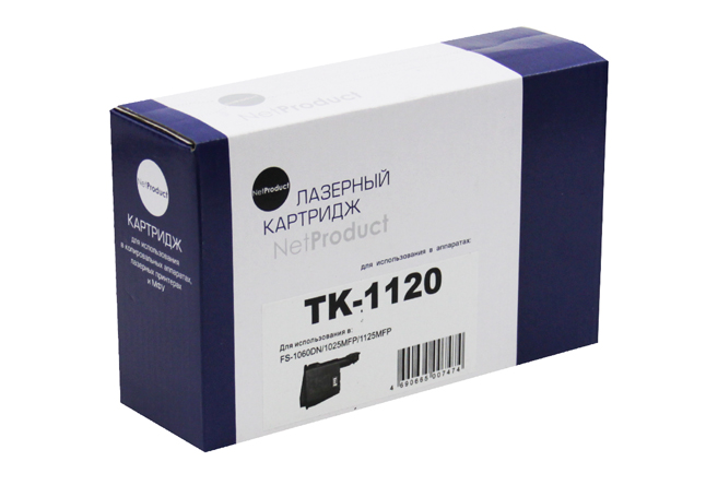 Тонер-картридж NetProduct (N-TK-1120) для KyoceraFS-1060DN/1025MFP/1125MFP, 3K