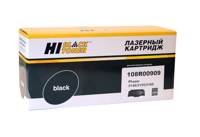Картридж Hi-Black (HB-108R00909) для Xerox Phaser3140/3155/3160, 2,5K