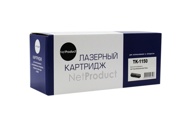 Тонер-картридж NetProduct (N-TK-1150) для Kyocera EcosysM2135dn/M2635dn/M2735dw, 3K, с/чип