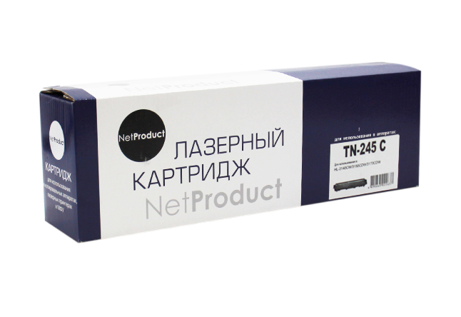 Тонер-картридж NetProduct (N-TN-245C) для BrotherHL-3140CW/3150CDW/3170CDW, C, 2,2K