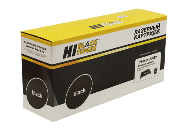Картридж Hi-Black (HB-113R00726) для Xerox Phaser6180n/6180MFP, Восстановленный, Bk, 8K