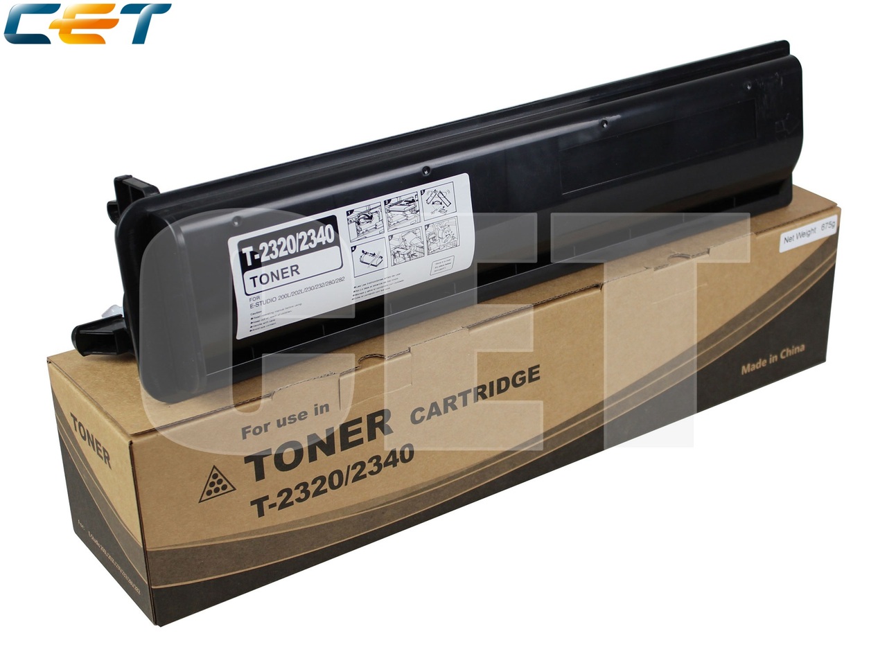 Тонер-картридж для TOSHIBA E-Studio 200L (CET), 675г,CET7457