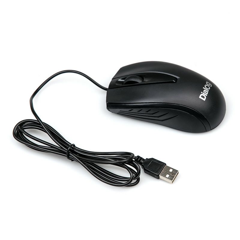Мышь Dialog Comfort MOC-17U 1200dpi, USB, чёрный