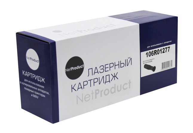 Тонер-картридж NetProduct (N-106R01277) для Xerox WC5016/5020B, 5K