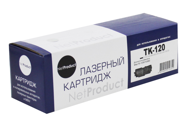 Тонер-картридж NetProduct (N-TK-120) для KyoceraFS-1030D/DN, 7,2K