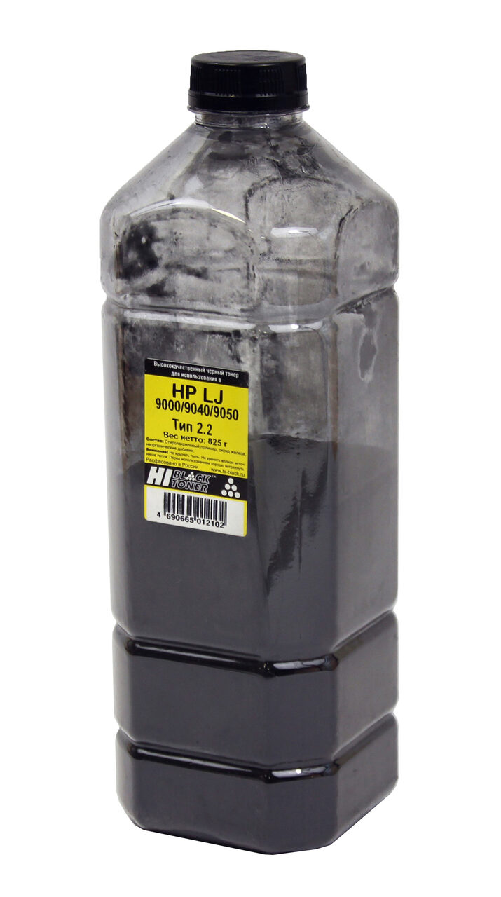 Тонер Hi-Black для HP LJ 9000/9040/9050, Тип 2.2, Bk, 825 г,канистра