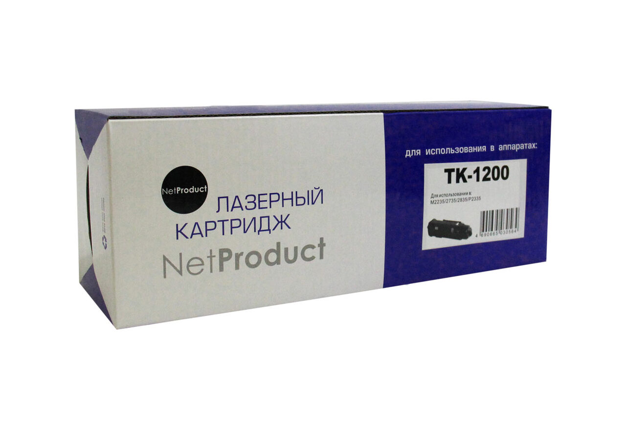 Тонер-картридж NetProduct (N-TK-1200) для Kyocera EcosysM2235/2735/2835/P2335, 3K
