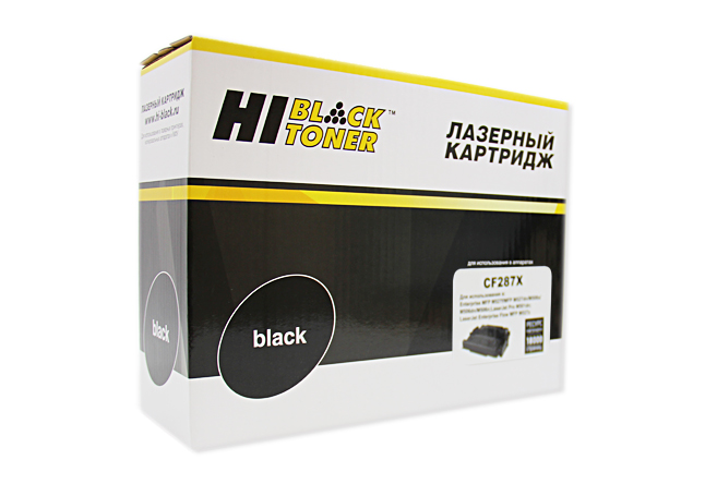 Картридж Hi-Black (HB-CF287X) для HP LJM501dn/M506dn/M506x/M527dn/M527f/M527c, 18K
