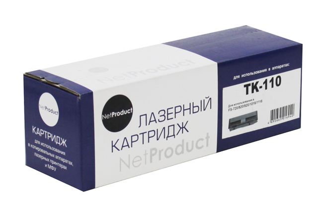 Тонер-картридж NetProduct (N-TK-110) для KyoceraFS-720/820/920, 6K