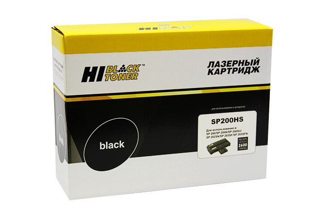 Картридж Hi-Black (HB-SP200HS) для Ricoh Aficio SP200N/SP202SN/SP203SFN, 2,6K
