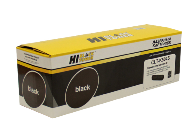 Картридж Hi-Black (HB-CLT-K504S) для SamsungCLP-415/470/475/CLX-4170/4195, Bk, 2,5K