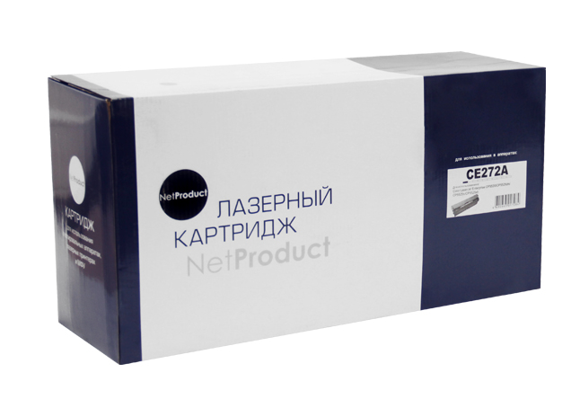 Картридж NetProduct (N-CE272A) для HP CLJCP5520/5525/Enterprise M750, Восстанов., Y, 15K