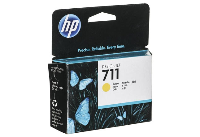 Картридж 711 для HP DJ T120/T520, 29мл (О) жёлтый CZ132A