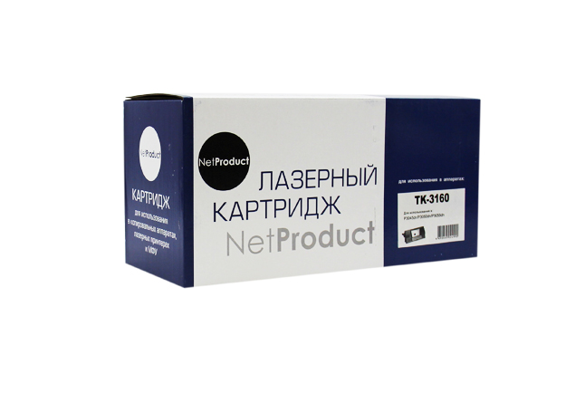 Тонер-картридж NetProduct (N-TK-3160) для KyoceraP3045dn/P3050dn/P3055dn, 12,5K, с/ч