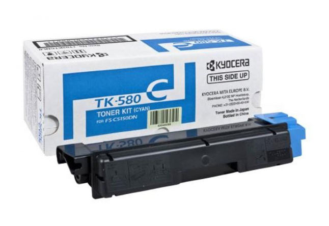 Картридж TK-580C Kyocera FS-C5150DN, 2,8К (O) голубой1T02KTCNL0