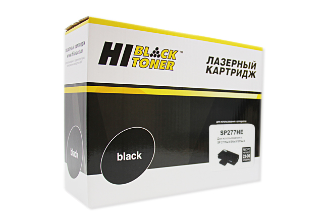 Картридж Hi-Black (HB-SP277HE) для Ricoh Aficio SP277NwX/SP277SNwX/SP277SFNwX, 2,6K