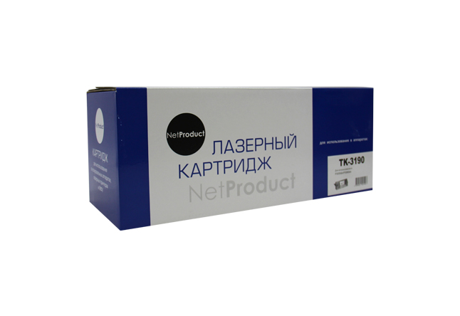 Тонер-картридж NetProduct (N-TK-3190) для KyoceraP3055dn/P3060dn, 25K, с чипом