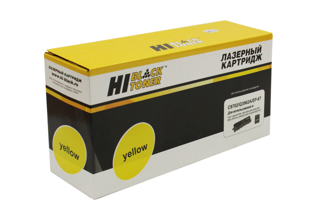 Тонер-картридж Hi-Black (HB-C9702/Q3962A) для HP CLJ1500/2500/Canon LBP2410/MF8170, Y, 4K