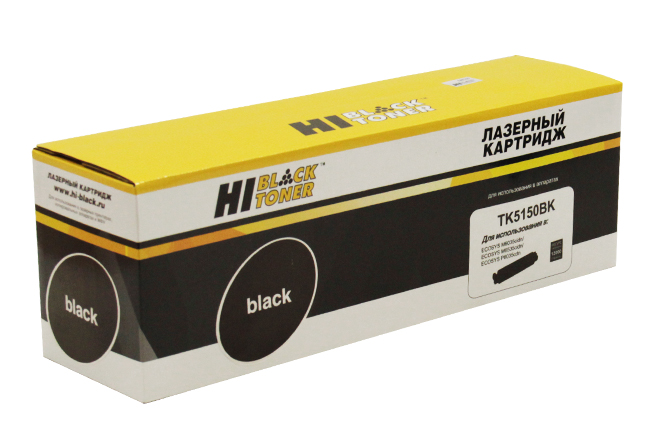 Тонер-картридж Hi-Black (HB-TK-5150Bk) для Kyocera ECOSYSM6535cidn/P6035, Bk, 12K