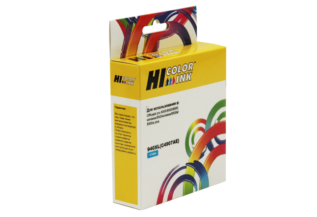 Картридж Hi-Black (HB-C4907AE) для HP Officejet Pro8000/8500, №940XL, C