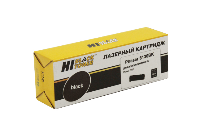Тонер-картридж Hi-Black (HB-106R01285/106R01281) для XeroxPhaser 6130, Восстанов., Bk, 2K