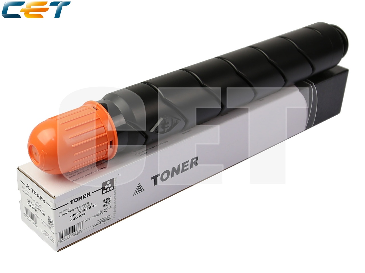 Тонер-картридж (CPP) для CANON iR ADVANCE C5030 (CET)Black, 740г, CET5321
