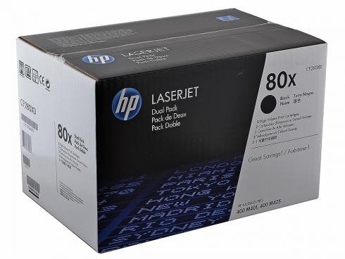 Картридж HP LJ Pro 400 M401/Pro 400 MFP M425 (O) BKCF280XF двойная упаковка