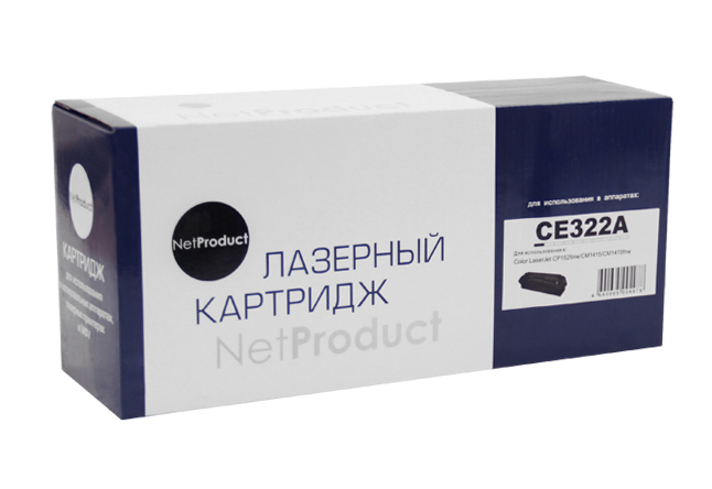 Картридж NetProduct (N-CE322A) для HP CLJ ProCP1525/CM1415, Y, 1,3K