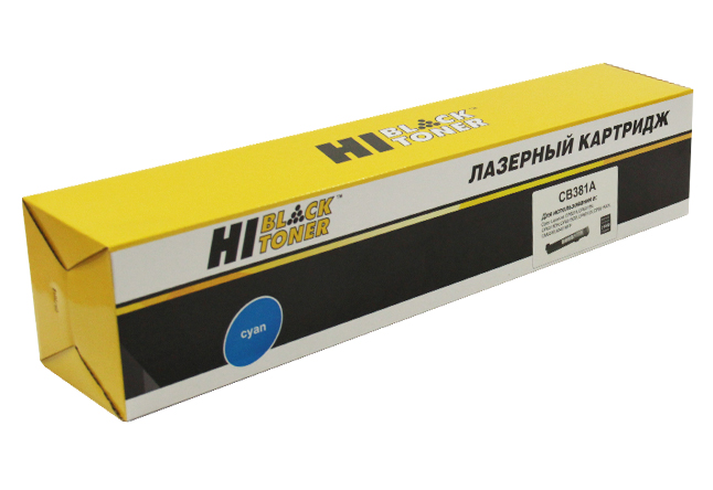 Тонер-картридж Hi-Black (HB-CB381A) для HP CLJCP6015dn/CM6030/6040MFP, Восстанов, C, 21K