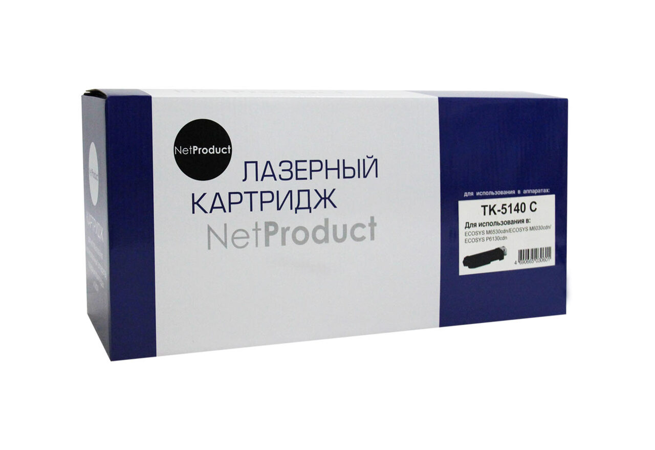 Тонер-картридж NetProduct (N-TK-5140C) для KyoceraECOSYS M6030cdn/M6530cdn, C, 5K