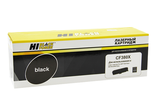 Картридж Hi-Black (HB-CF380X) для HP CLJ Pro MFPM476dn/dw/nw, №312X, Bk, 4,4K