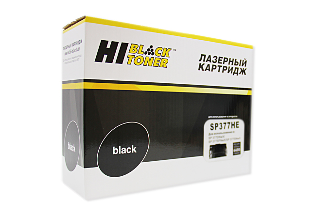 Картридж Hi-Black (HB-SP377HE) для Ricoh Aficio SP377DNwX/SP377SFNwX/SP377SNwX, 6,4K