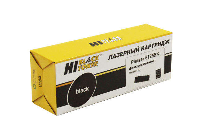 Тонер-картридж Hi-Black (HB-106R01338/106R01334) для XeroxPhaser 6125, Восстанов., Bk, 2K