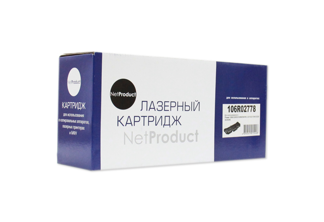 Тонер-картридж NetProduct (N-106R02778) для Xerox Phaser3052/3260/WC 3215/3225, 3K(старая прошивка)