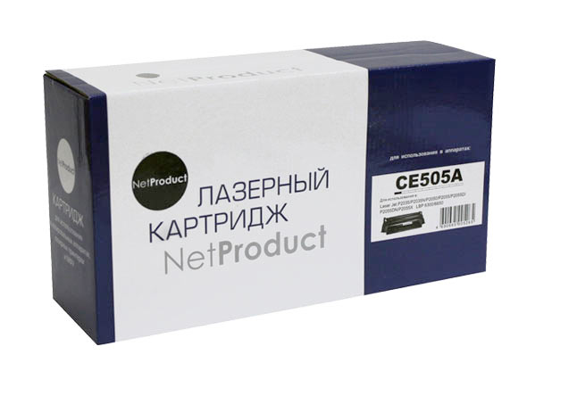 Картридж NetProduct (N-CE505A) для HP LJP2055/P2035/Canon №719, 2,3K