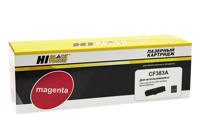 Картридж Hi-Black (HB-CF383A) для HP CLJ Pro MFPM476dn/dw/nw, №312A, M, 2,7K