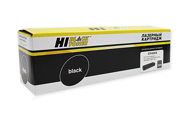 Картридж Hi-Black (HB-CF400X) для HP CLJM252/252N/252DN/252DW/277n/277DW, №201X, Bk, 2,8K