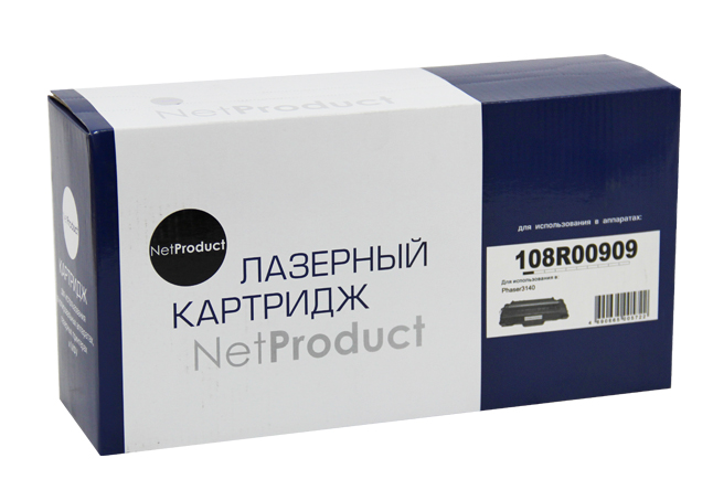 Картридж NetProduct (N-108R00909) для Xerox Phaser3140/3155/3160, 2,5K