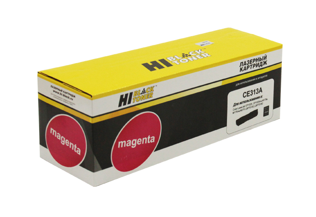 Тонер-картридж Hi-Black (HB-CE313A) для HP CLJCP1025/1025nw/Pro M175, № 126A, M, 1K
