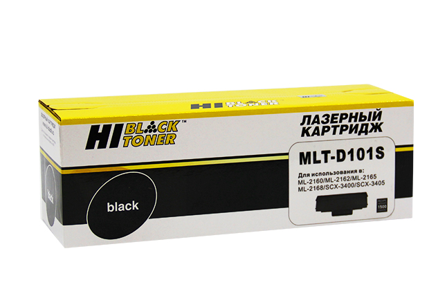Картридж Hi-Black (HB-MLT-D101S) для SamsungML-2160/2162/2165/2166W/SCX3400/3406W, 1,5K