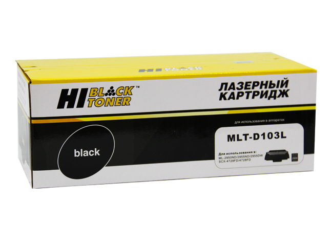 Картридж Hi-Black (HB-MLT-D103L) для SamsungML-2950ND/2955ND/2955DW/SCX-4727/4728FD, 2,5K