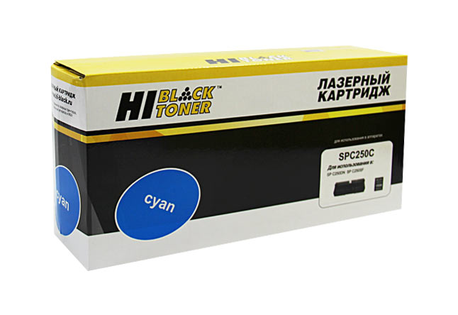 Картридж Hi-Black (HB-SPC250C) для Ricoh Aficio SPC250DN/C250SF/C260/C260/C261SF, C, 1,6K