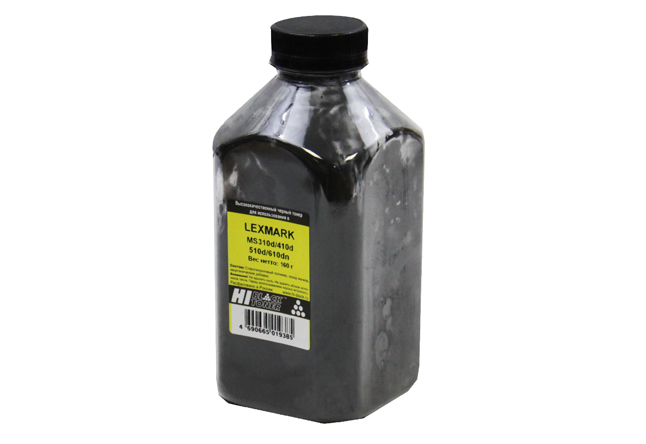 Тонер Hi-Black для Lexmark MS310d/410d/510d/610dn, Bk, 160г, банка