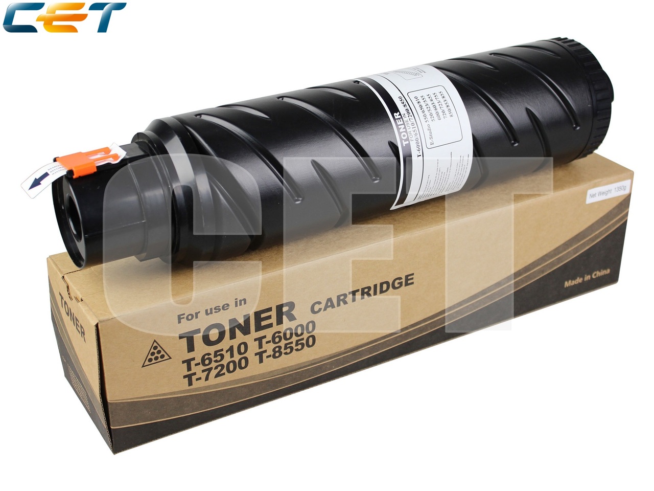 Тонер-картридж T-6510/6000/7200/8550 для TOSHIBA E-Studio550/655/855 (CET), 1370г, 62400 стр., (унив.), CET7468